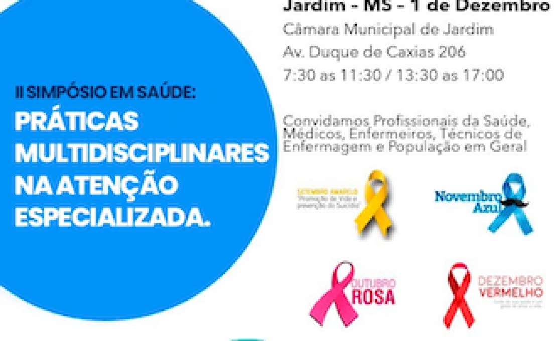 No Dia Mundial de Luta Contra a Aids, Jardim realiza simpósio para capacitar profissionais da s...