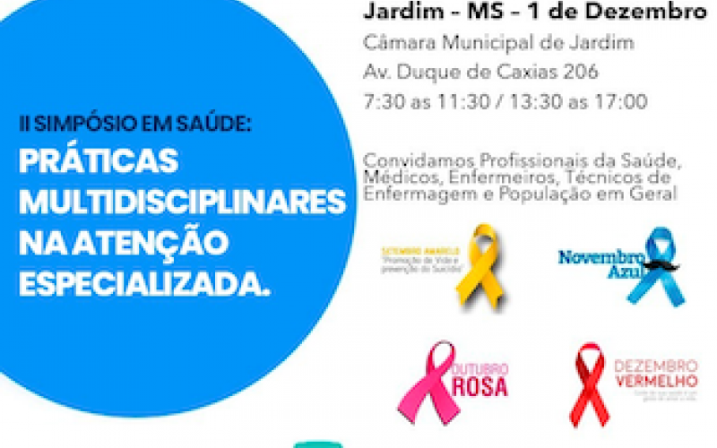 No Dia Mundial de Luta Contra a Aids, Jardim realiza simpósio para capacitar profissionais da saúde